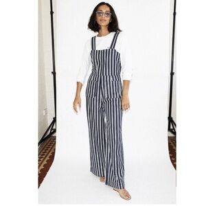 944 Rolla's Striped Jumpsuit Size XS Color Blue White